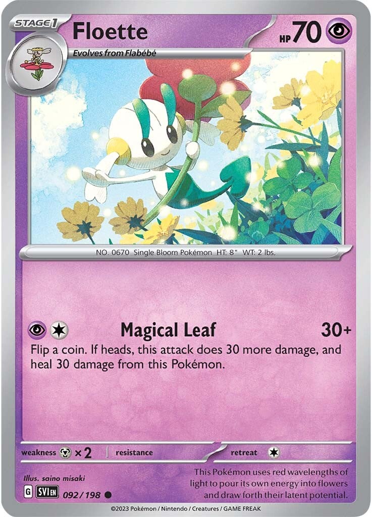 Floette (092/198) [Scarlet & Violet: Base Set] | North Game Den