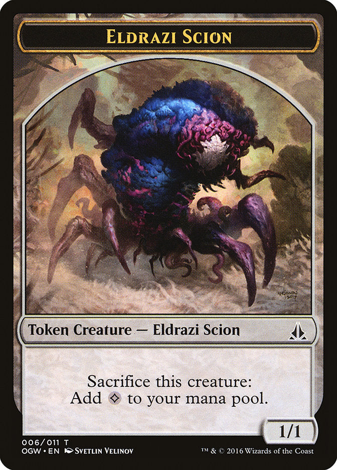 Eldrazi Scion (006/011) [Oath of the Gatewatch Tokens] | North Game Den