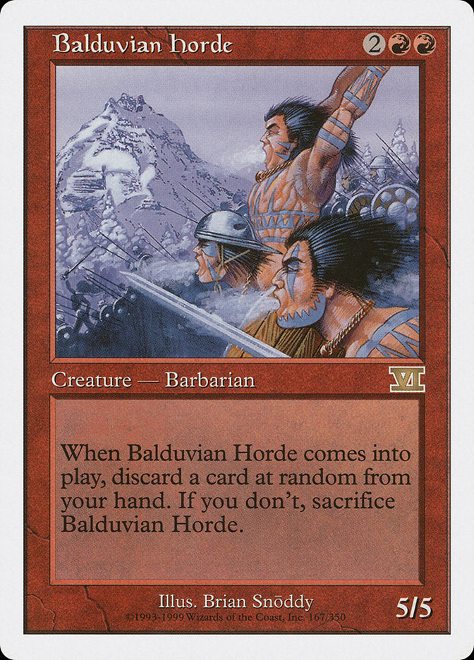 Balduvian Horde [Classic Sixth Edition] | North Game Den