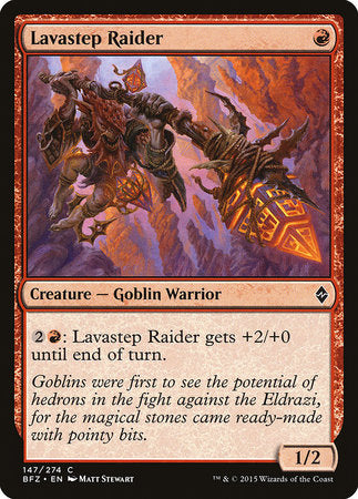 Lavastep Raider [Battle for Zendikar] | North Game Den