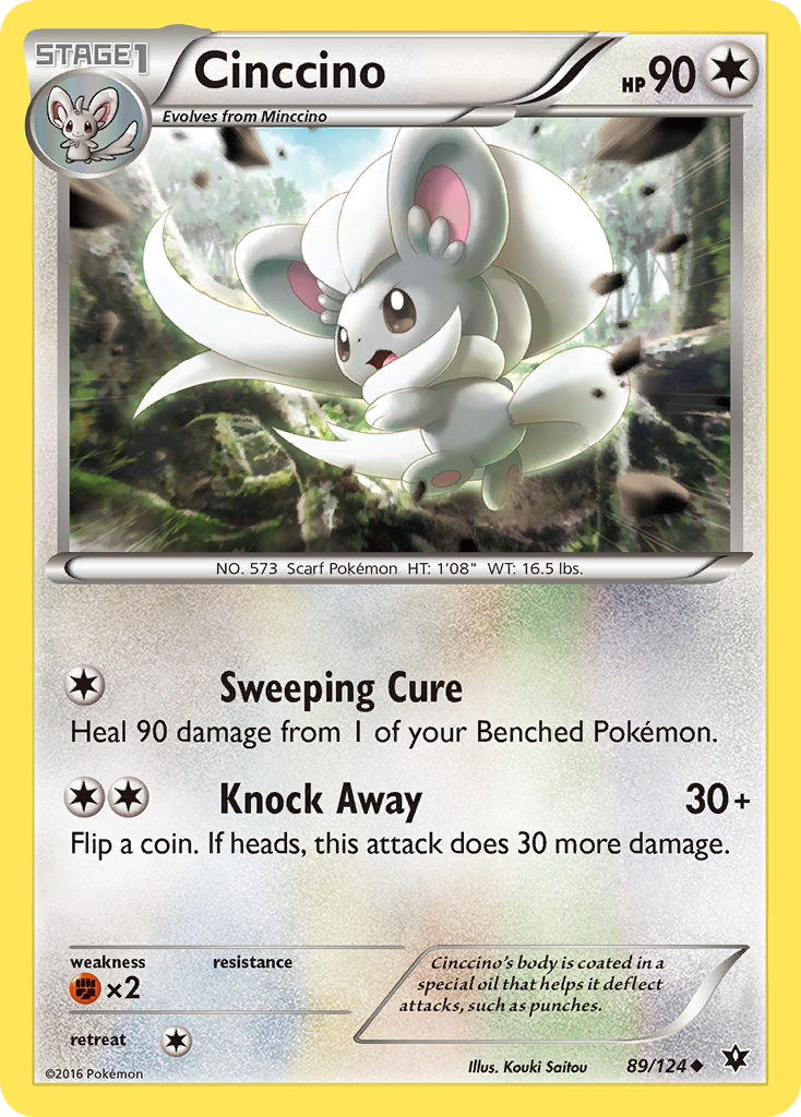 Cinccino (89/124) [XY: Fates Collide] | North Game Den