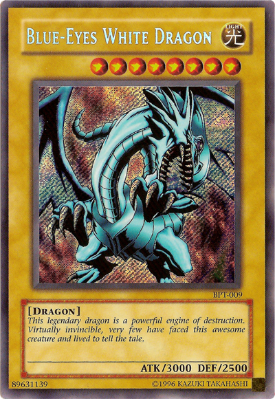 Blue-Eyes White Dragon [BPT-009] Secret Rare | North Game Den