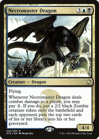 Necromaster Dragon [Dragons of Tarkir Promos] | North Game Den