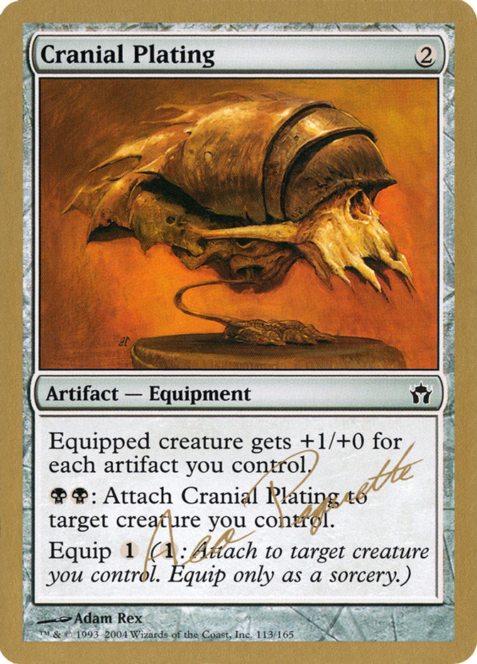 Cranial Plating (Aeo Paquette) [World Championship Decks 2004] | North Game Den