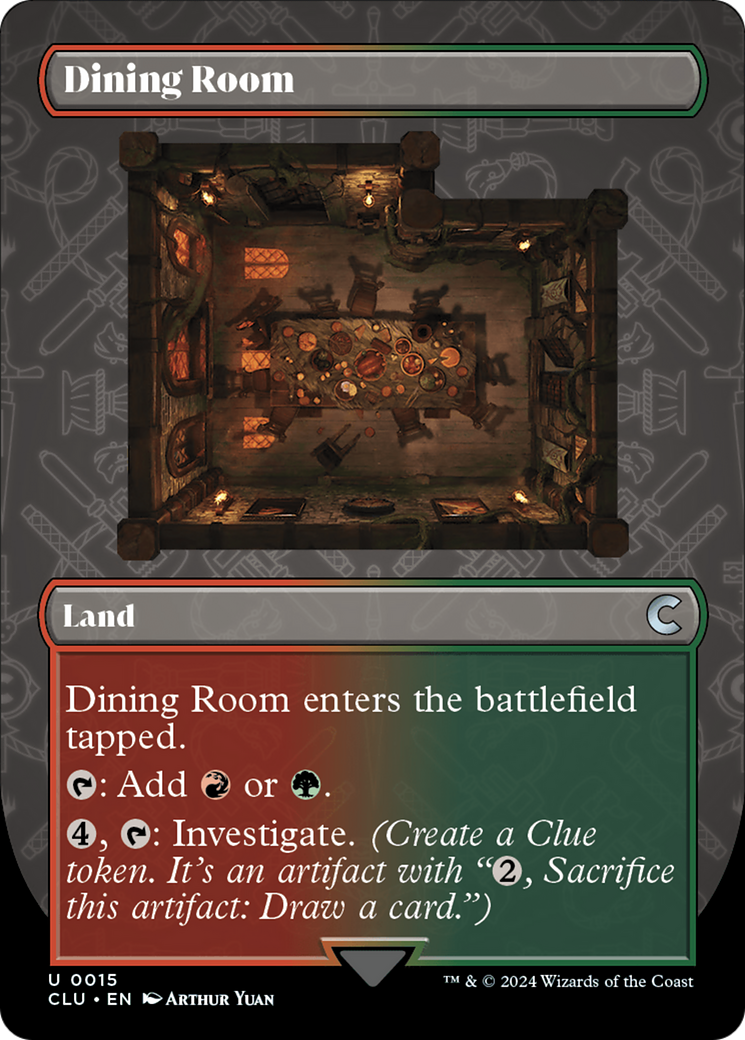 Dining Room (Borderless) [Ravnica: Clue Edition] | North Game Den