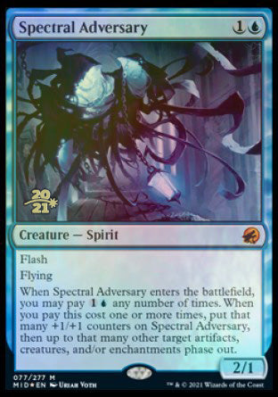 Spectral Adversary [Innistrad: Midnight Hunt Prerelease Promos] | North Game Den