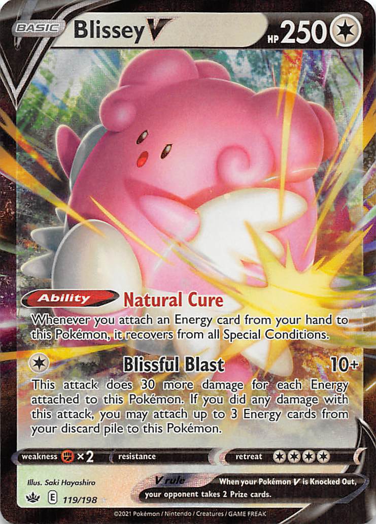 Blissey V (119/198) [Sword & Shield: Chilling Reign] | North Game Den