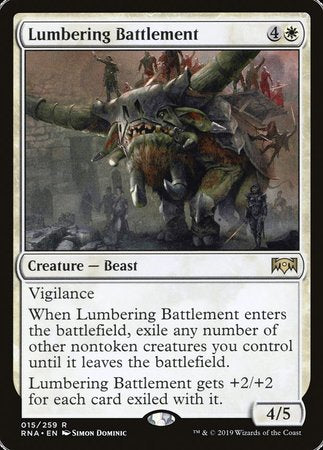 Lumbering Battlement [Ravnica Allegiance] | North Game Den