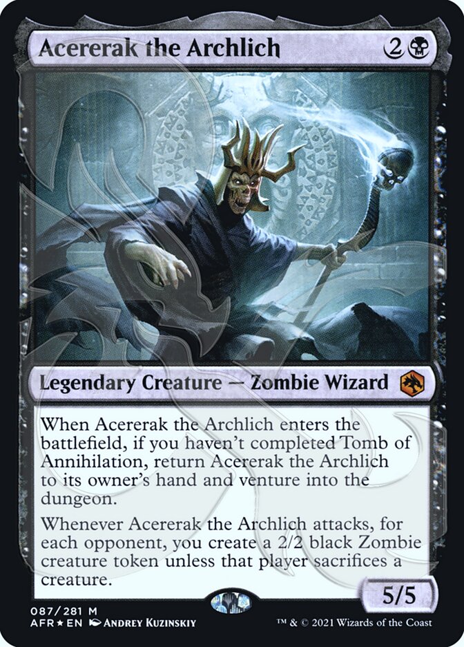 Acererak the Archlich (Ampersand Promo) [Dungeons & Dragons: Adventures in the Forgotten Realms Promos] | North Game Den