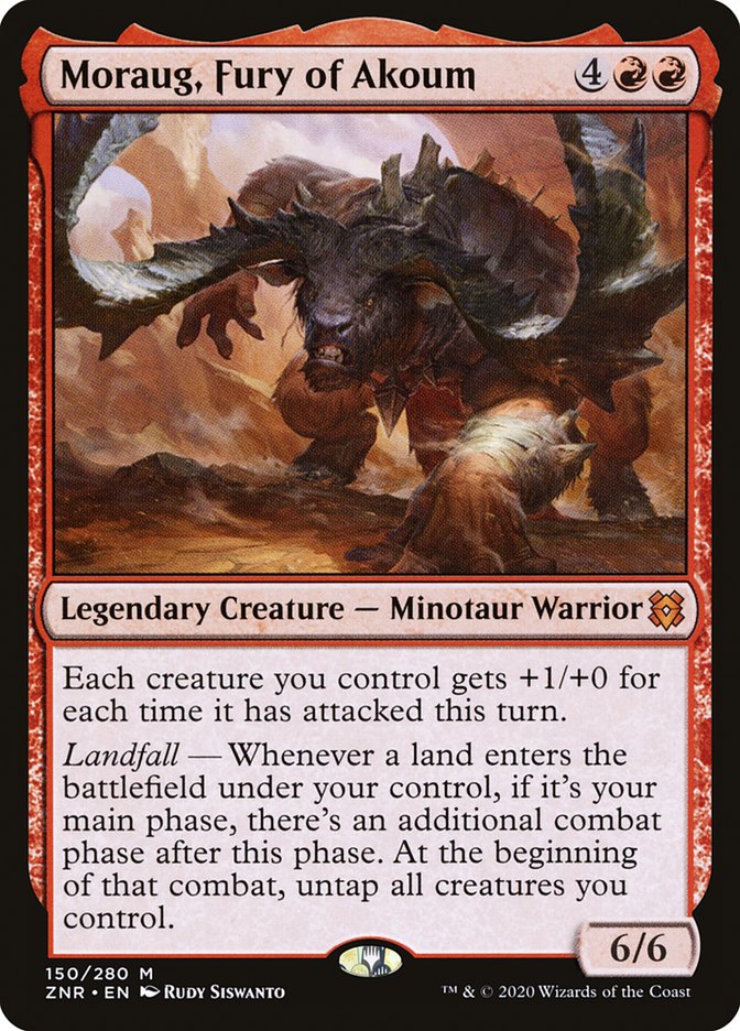 Moraug, Fury of Akoum [Zendikar Rising] | North Game Den