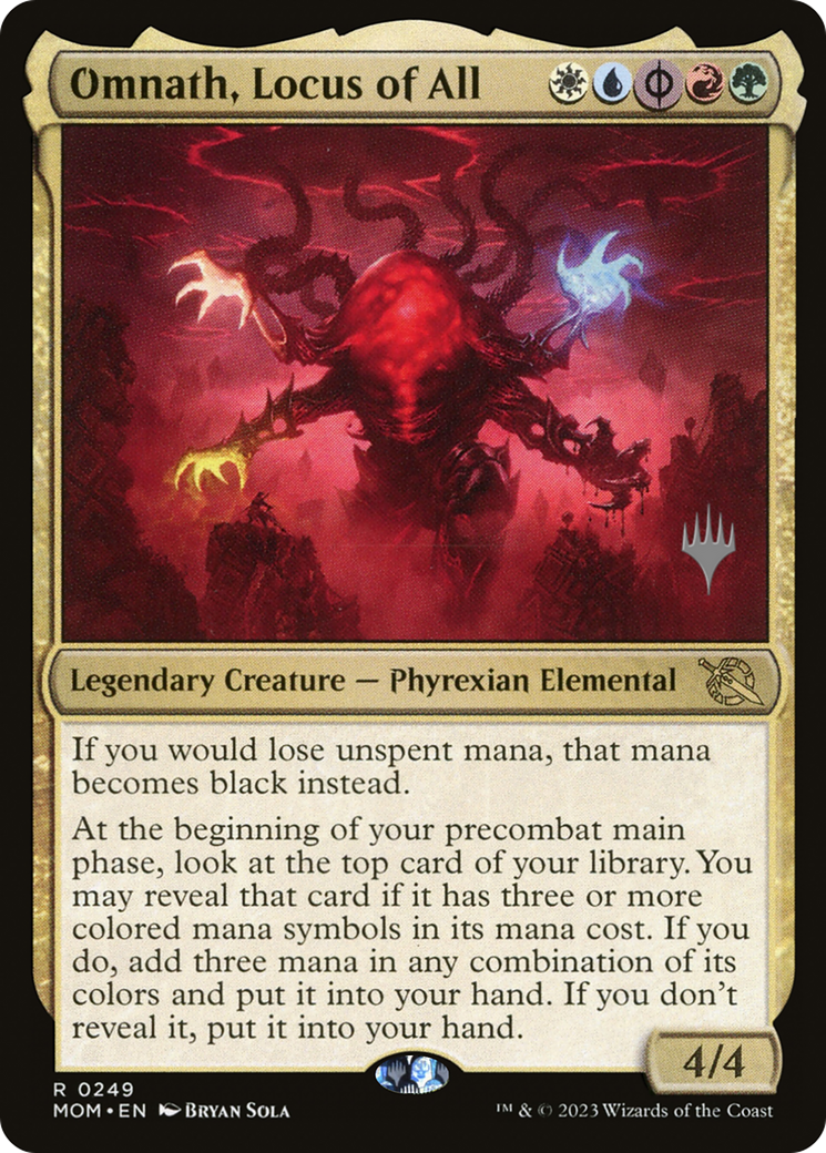 Omnath, Locus of All (Promo Pack) [March of the Machine Promos] | North Game Den