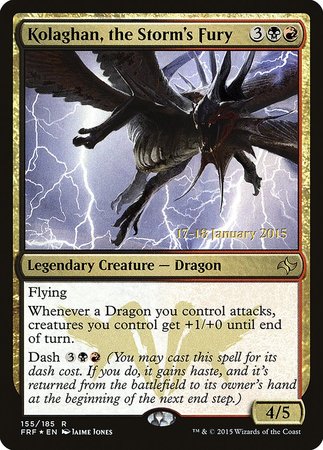 Kolaghan, the Storm's Fury [Fate Reforged Promos] | North Game Den