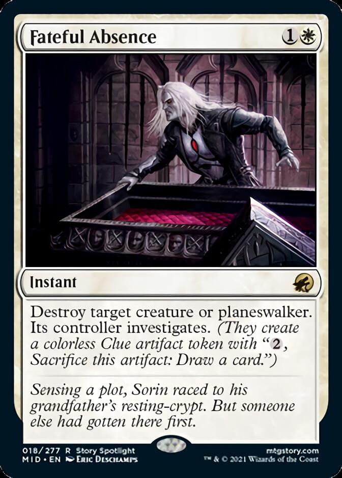 Fateful Absence [Innistrad: Midnight Hunt] | North Game Den