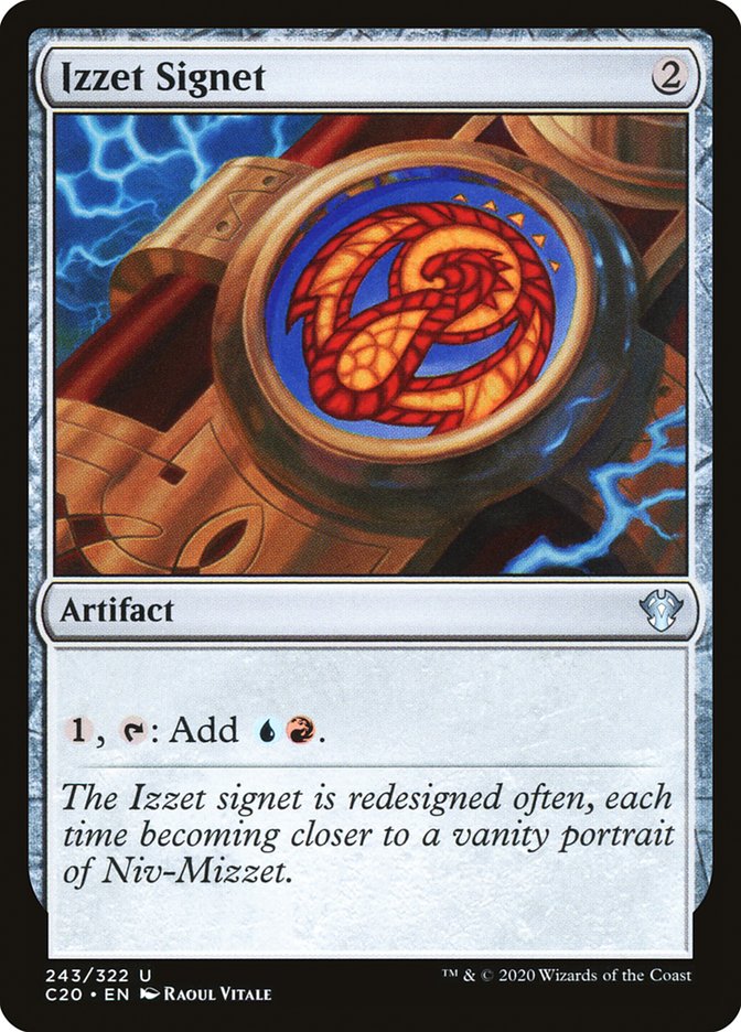 Izzet Signet [Commander 2020] | North Game Den