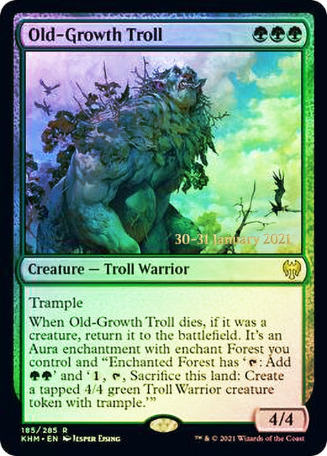 Old-Growth Troll  [Kaldheim Prerelease Promos] | North Game Den