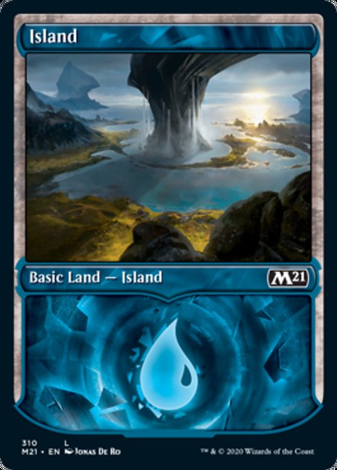 Island (Showcase) [Core Set 2021] | North Game Den