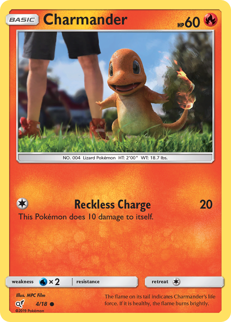 Charmander (4/18) [Sun & Moon: Detective Pikachu] | North Game Den