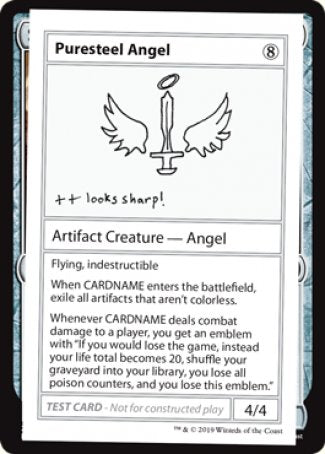 Puresteel Angel (2021 Edition) [Mystery Booster Playtest Cards] | North Game Den