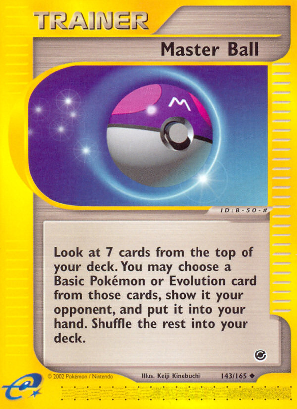 Master Ball (143/165) [Expedition: Base Set] | North Game Den