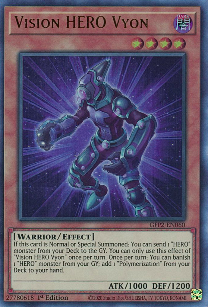 Vision HERO Vyon [GFP2-EN060] Ultra Rare | North Game Den