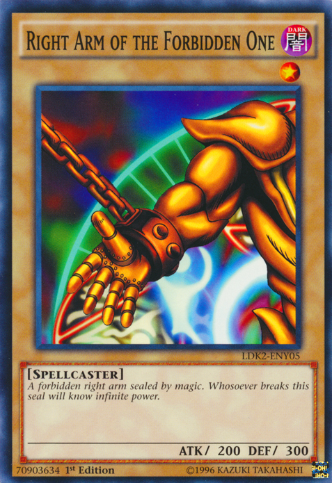 Right Arm of the Forbidden One [LDK2-ENY05] Common | North Game Den