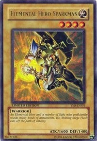 Elemental HERO Sparkman [YSD-ENS01] Ultra Rare | North Game Den