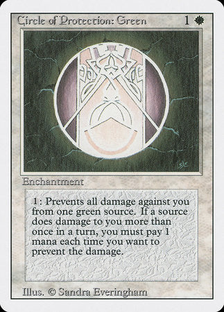 Circle of Protection: Green [Revised Edition] | North Game Den