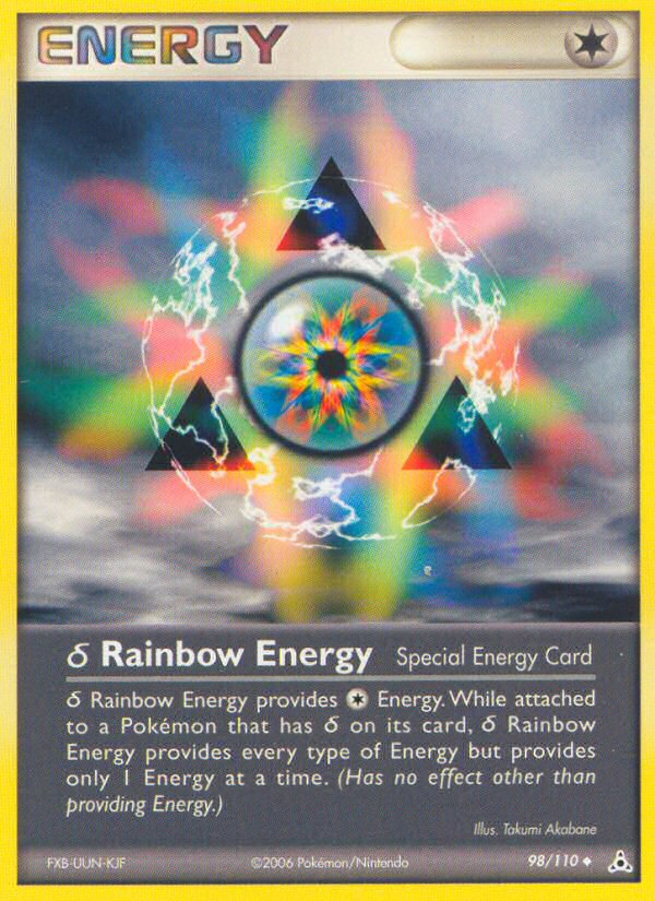Rainbow Energy (98/110) (Delta Species) [EX: Holon Phantoms] | North Game Den