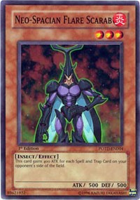 Neo-Spacian Flare Scarab [POTD-EN004] Super Rare | North Game Den