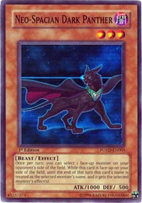 Neo-Spacian Dark Panther [POTD-EN005] Super Rare | North Game Den