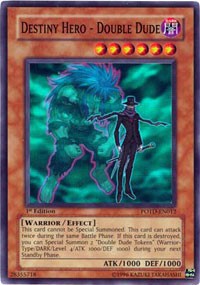 Destiny Hero - Double Dude [POTD-EN012] Super Rare | North Game Den