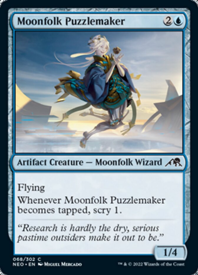Moonfolk Puzzlemaker [Kamigawa: Neon Dynasty] | North Game Den