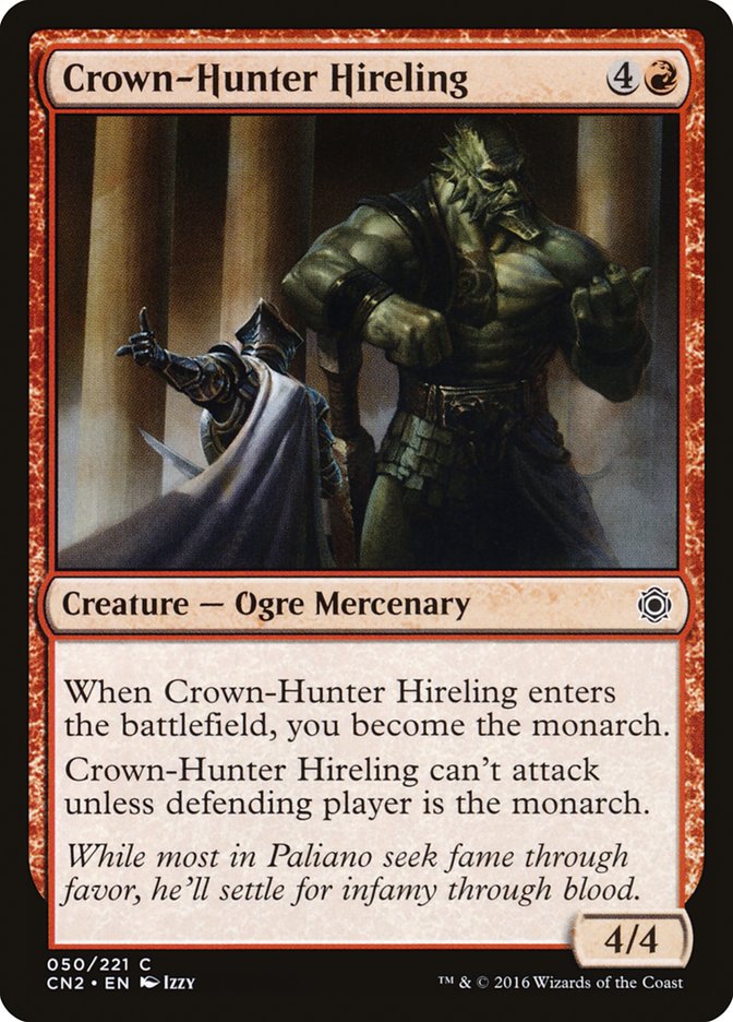 Crown-Hunter Hireling [Conspiracy: Take the Crown] | North Game Den