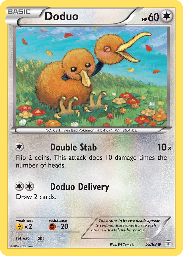 Doduo (55/83) [XY: Generations] | North Game Den