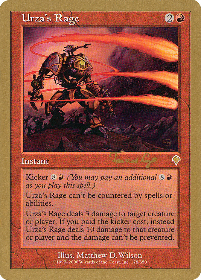 Urza's Rage (Tom van de Logt) [World Championship Decks 2001] | North Game Den