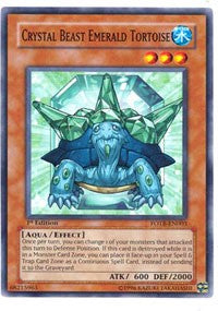 Crystal Beast Emerald Tortoise [FOTB-EN003] Common | North Game Den
