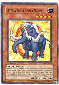 Crystal Beast Amber Mammoth [FOTB-EN005] Common | North Game Den