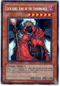 Lich Lord, King of the Underworld [FOTB-EN062] Secret Rare | North Game Den