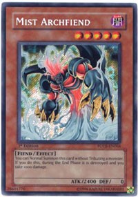 Mist Archfiend [FOTB-EN064] Secret Rare | North Game Den