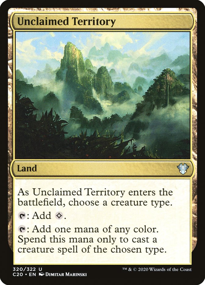 Unclaimed Territory [Commander 2020] | North Game Den