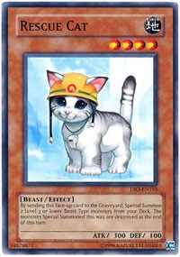 Rescue Cat [DR3-EN153] Common | North Game Den