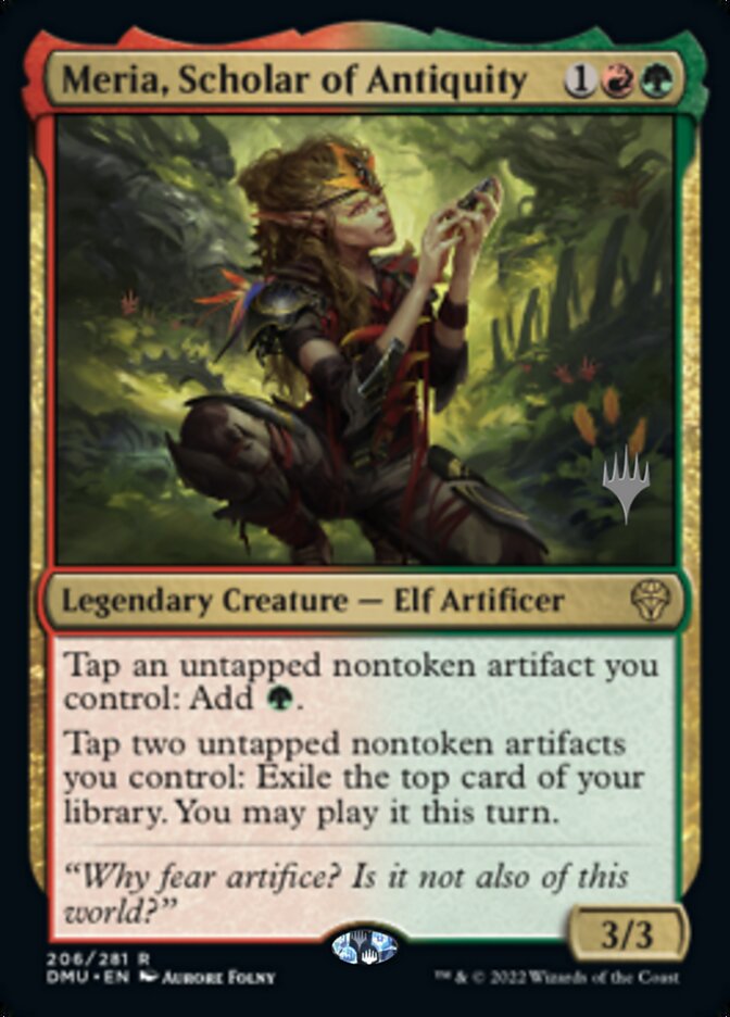 Meria, Scholar of Antiquity (Promo Pack) [Dominaria United Promos] | North Game Den