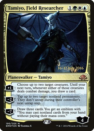 Tamiyo, Field Researcher [Eldritch Moon Promos] | North Game Den