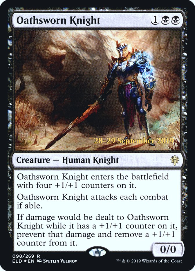 Oathsworn Knight  [Throne of Eldraine Prerelease Promos] | North Game Den