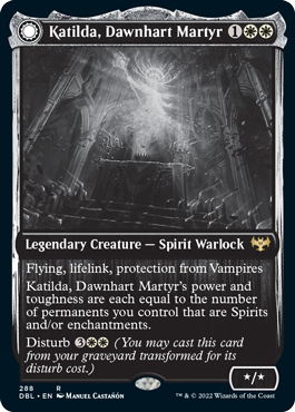 Katilda, Dawnhart Martyr // Katilda's Rising Dawn [Innistrad: Double Feature] | North Game Den