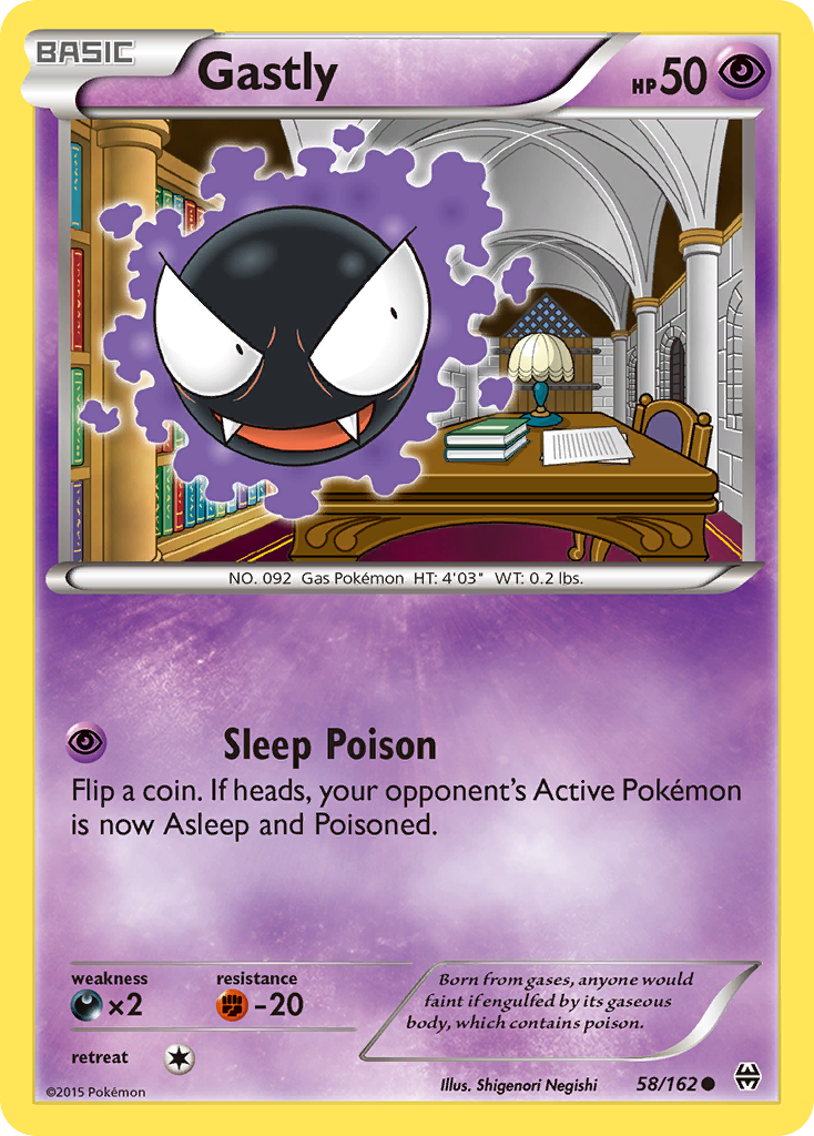 Gastly (58/162) [XY: BREAKthrough] | North Game Den