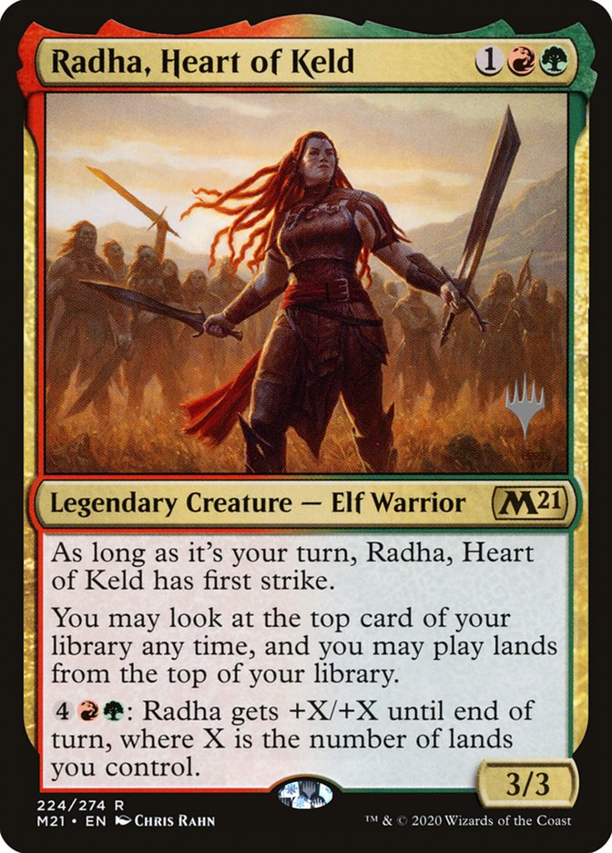 Radha, Heart of Keld (Promo Pack) [Core Set 2021 Promos] | North Game Den