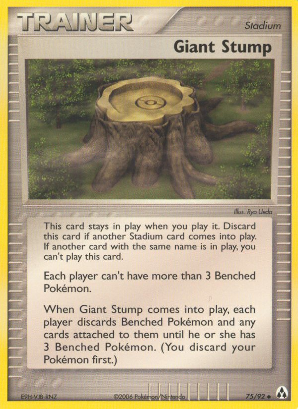 Giant Stump (75/92) [EX: Legend Maker] | North Game Den