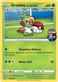 Grookey on the Ball (003/005) [Miscellaneous Cards] | North Game Den