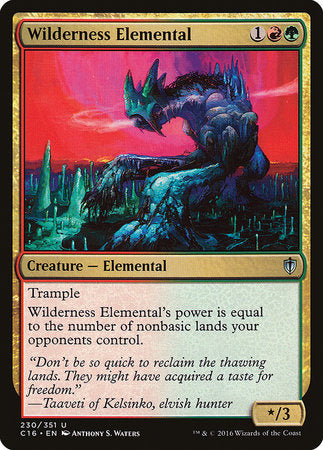 Wilderness Elemental [Commander 2016] | North Game Den